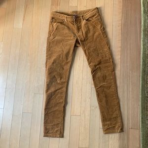 Patagonia Women’s 30 corduroy pants, tan or light brown